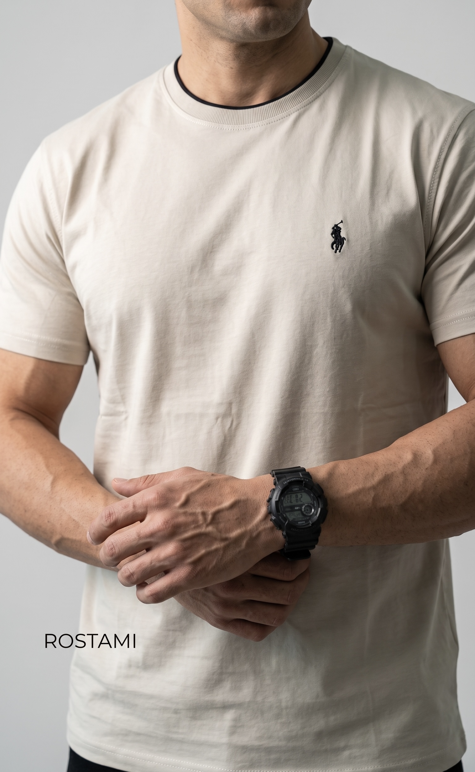 تیشرت یقه گرد ساده polo