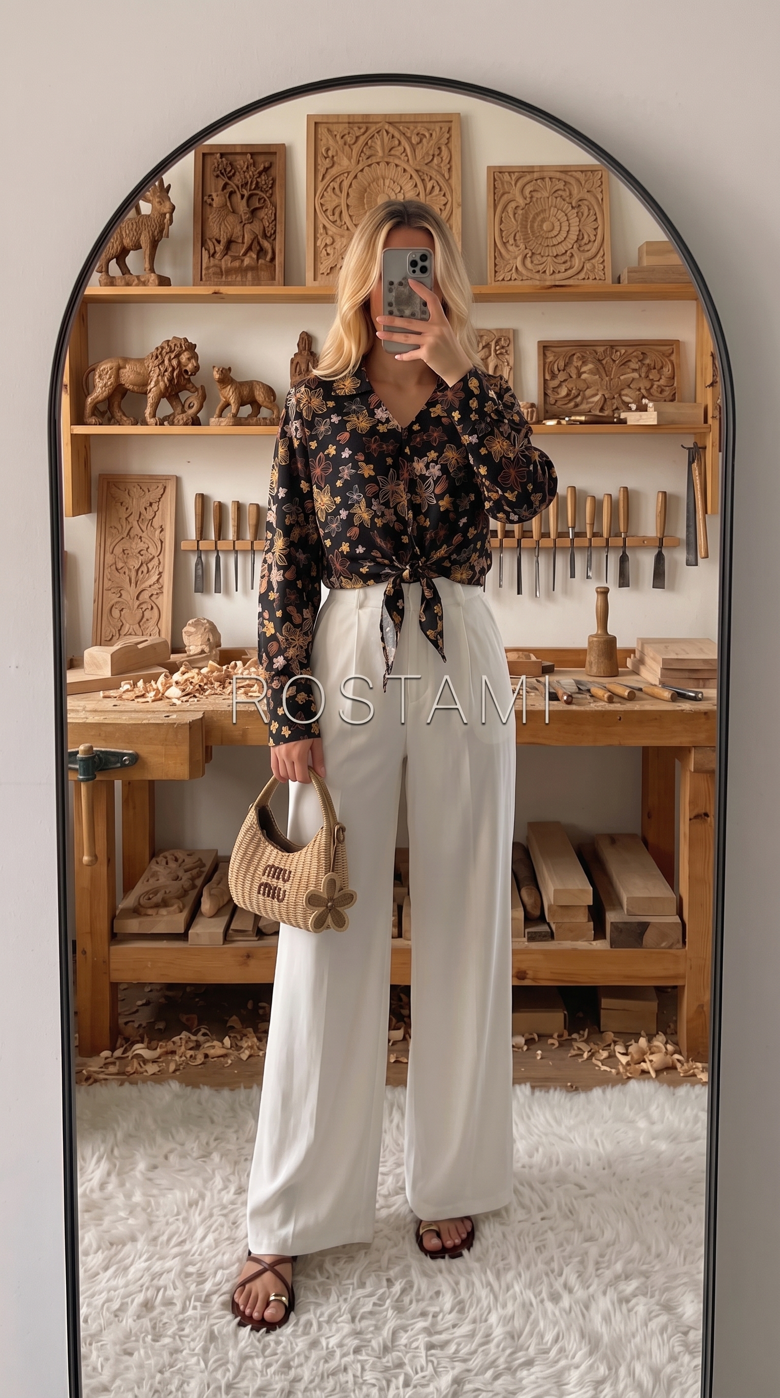 شومیز زنانه گره ای تبلیغاتی