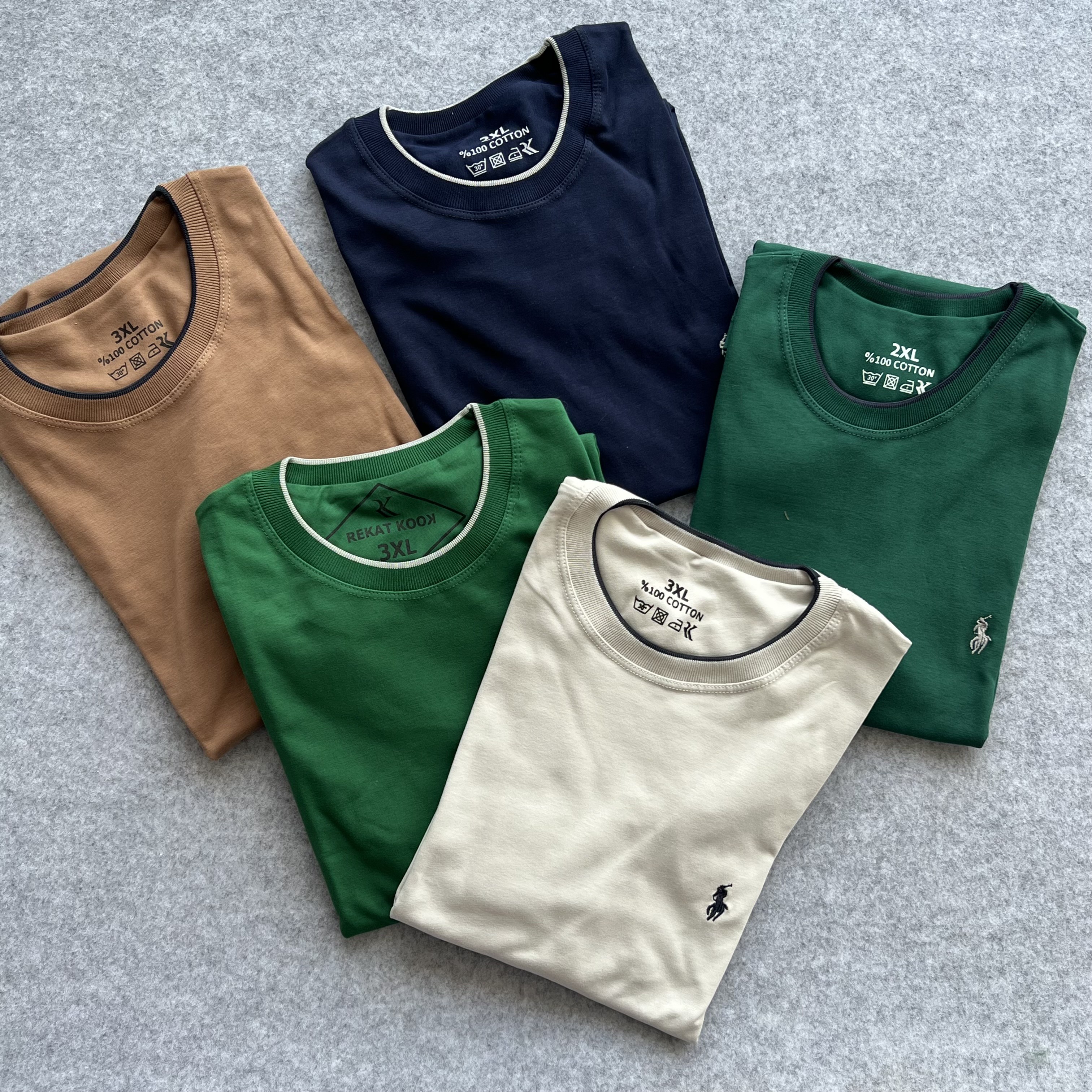 تیشرت یقه گرد ساده polo